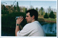 me using a camcorder