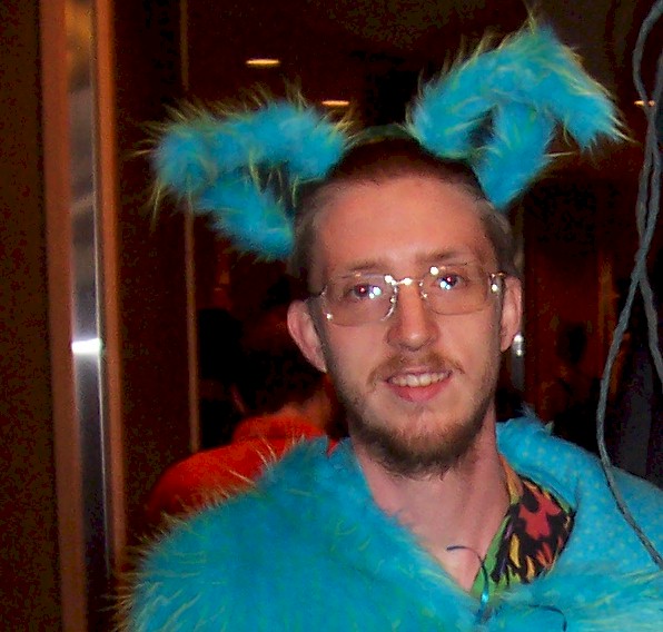 me at Dragon Con 2005 in my bunny suit