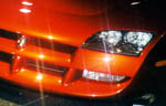 Headlights and grille