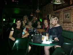 the whole group at Gilligans