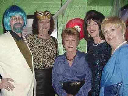 me with a group of people on Halloween