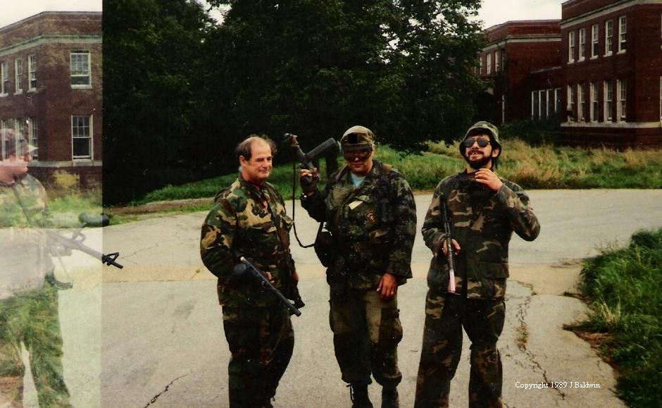 Senseijim aka dog soldier and friends at the Pittsburgh's legendary "nuthouse."