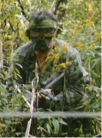 Sensei Jim, aka Dog Soldier, in VN scenario at Roger Helle&nbsp; Mermorial field. A reliable gun, but slow.