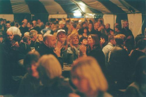 The Merrill Lynch Marquee gets crowded