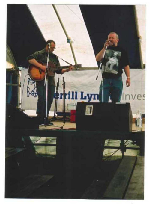 David Ashton and Wilson Graham on Stage at the Blues Festival 2001