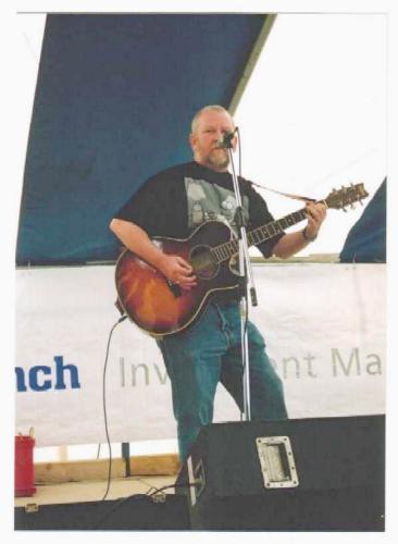 Wilson Graham on stage at the Blues Festival 2001