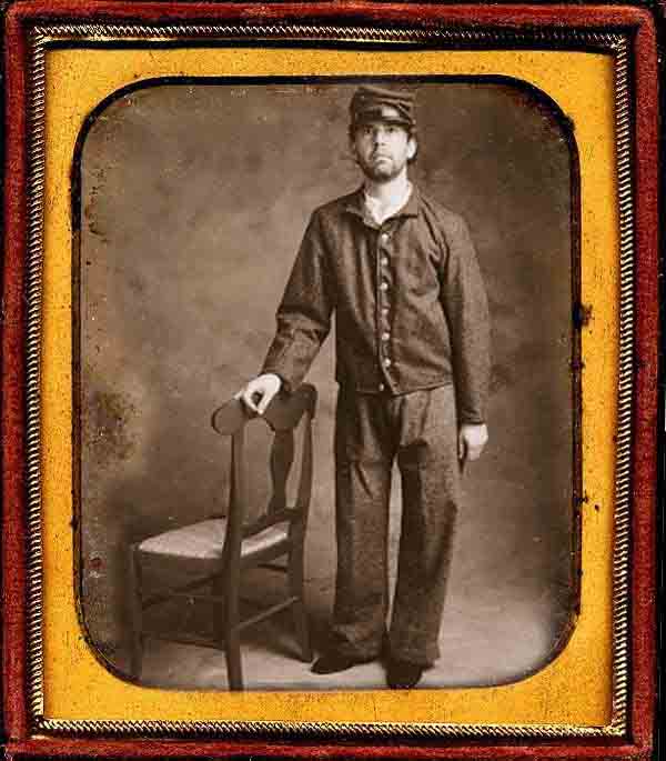picture of a guy in a Civil War uniform.