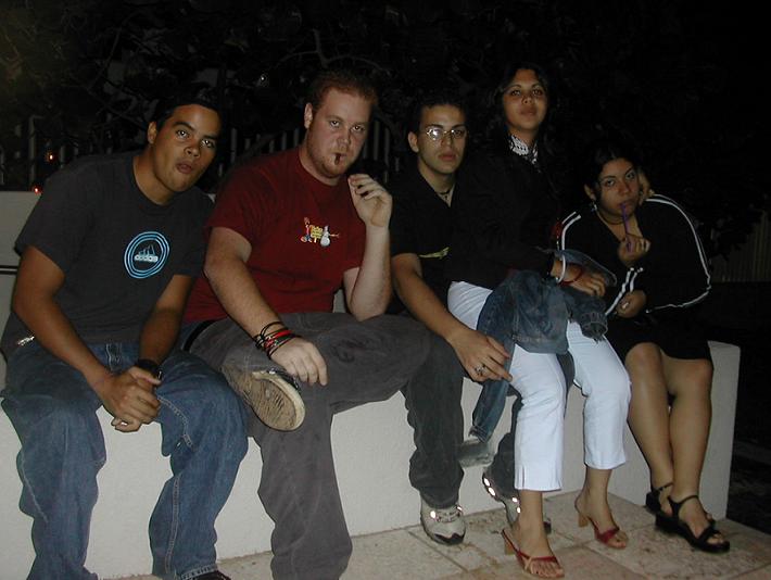 Caleb, Juan, Yamill, Suz y Sue antes d irnos pa' EUROPA
