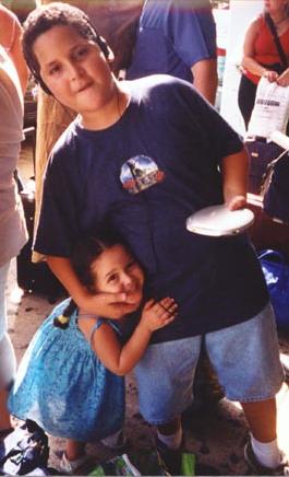 Mi primita Maria del Mar y su hermito Hector Manuel