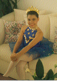 La bailarina del grupo