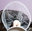 Click to enlarge plastic mesh and hoop