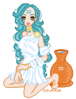 Aquarius -- Made for a Zodiac Contest -- Adoptable