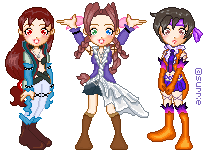 Aerith, Tifa, and Yuffie Songstress Dress Sphere -- Made this one for a contest that was already over XD