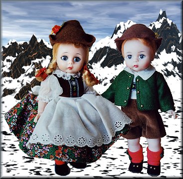 Tyrolean Girl and Boy
