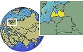 Map of Latvia
