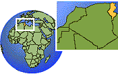 Map of Tunisia