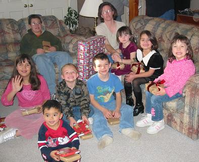 Joshua and a few of his cousins