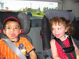 Joshua and his cousin Madison