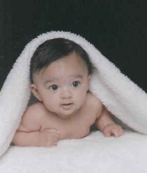 Joshua when he was almost 4 months old