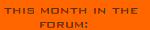 This month on the forum...