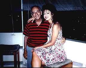 Papi y Gisy pas�ndola bien.