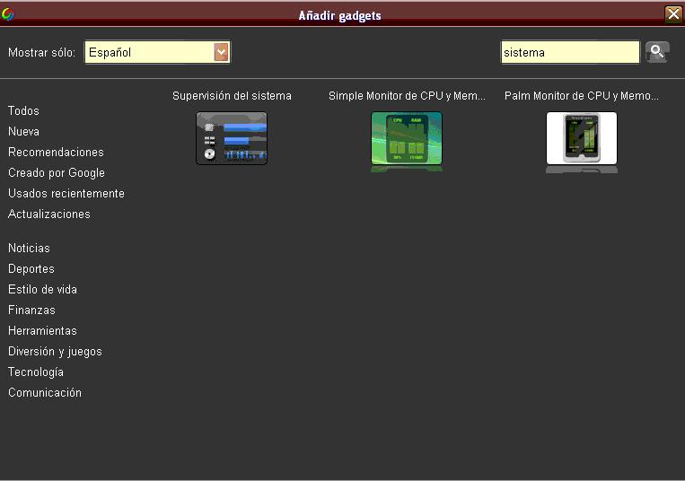 Agregar Monitor Google