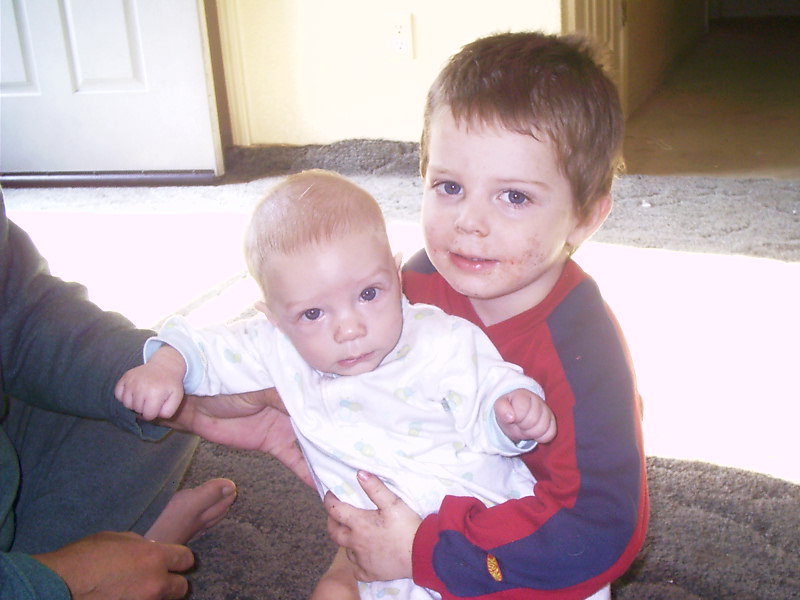 Quentin and His new little Bro...