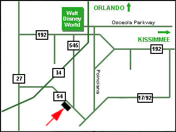 Close to theme parks and restaurants