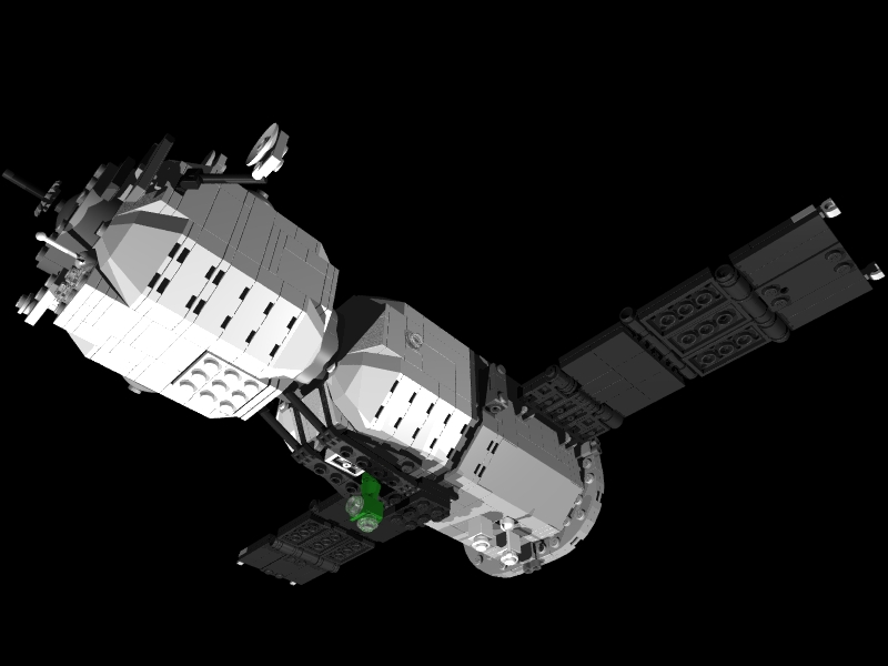 Soyuz, view from beneath