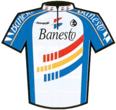 Maillot de Banesto en 1991, 92 y 93