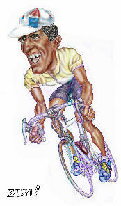 Caricatura de Miguel Indur�in (1)