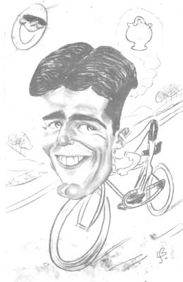 Caricatura de Miguel Indur�in