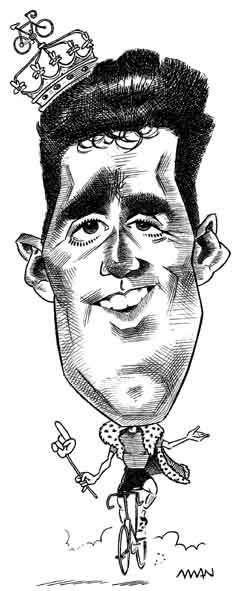 Caricatura de Miguel Indur�in