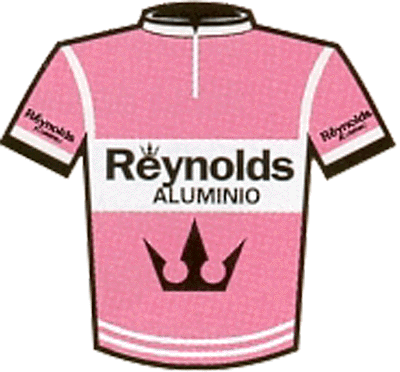 Primer jersey con el que Miguel particip� en Reynolds