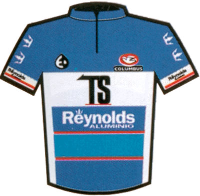 En los a�os 85 y 86 el maillot de Reynolds era este