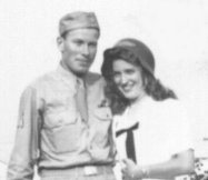 Don & Kitty with German Helmet