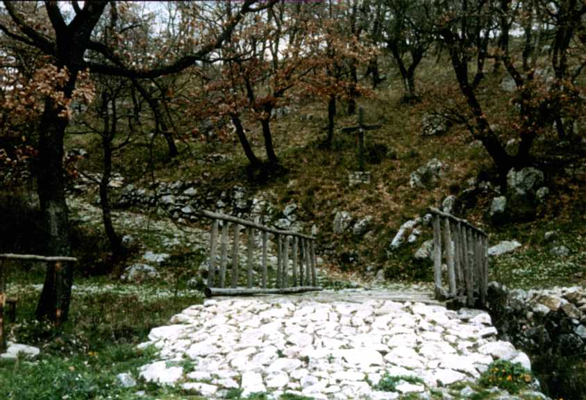 Il suggestico a caratteristico Ponte di via del Rosario