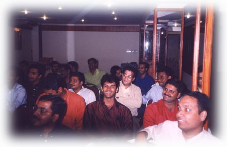 The spirited audience