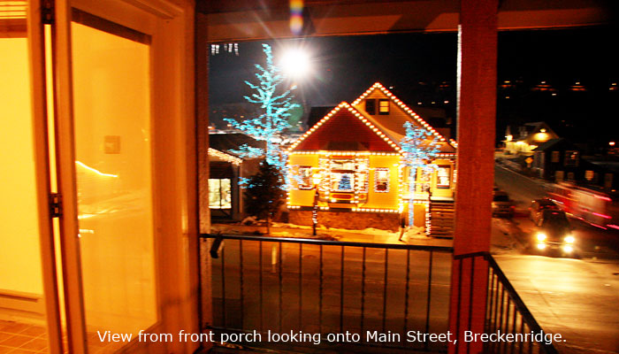 View from our front porch looking out over Main st.!