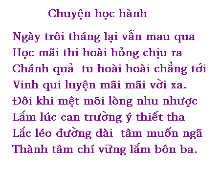 Chuye^.n ho.c ha`nh