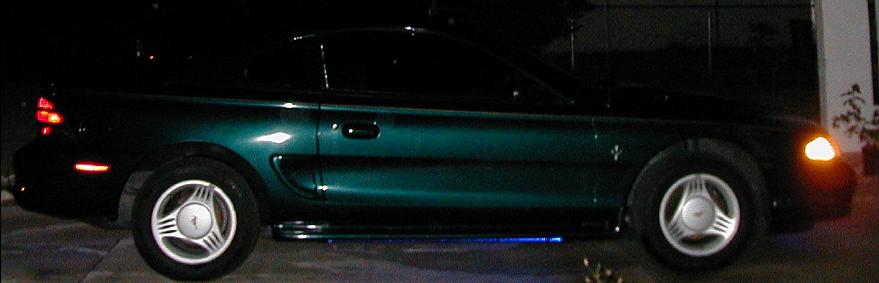 Dark silouet of my Stang's profile. Click here also to view my 'blurry gallery'.