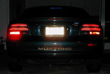 Rear end with flash.