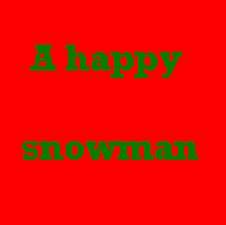 snow man