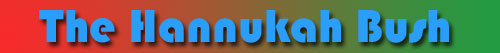 Back To Byron Solomon's Classwork - The Hannukah Bush Logo