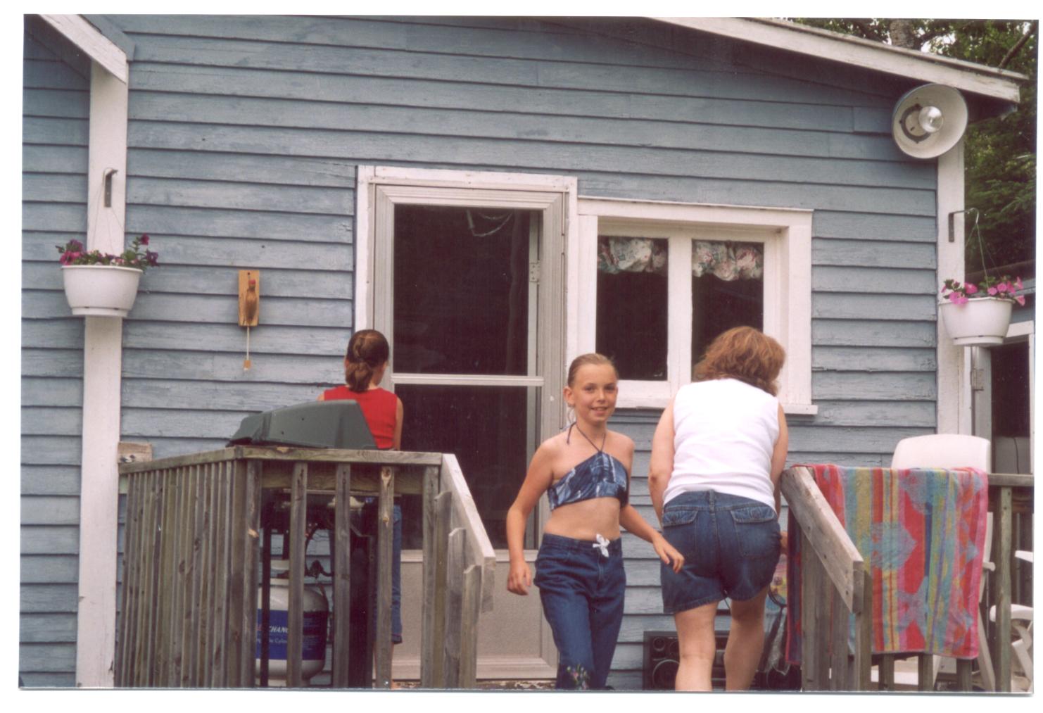 Ainsley and Sarah at Surprise Lake July 2003