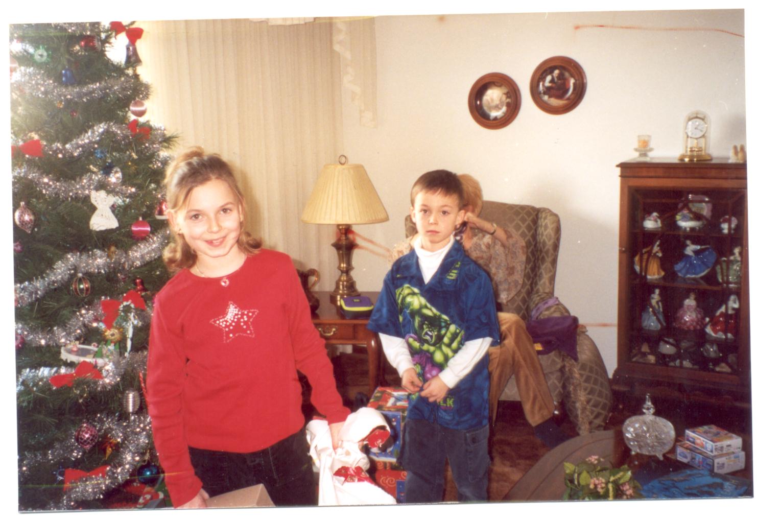 Ainsley and Ryan , taken Dec.25,2002