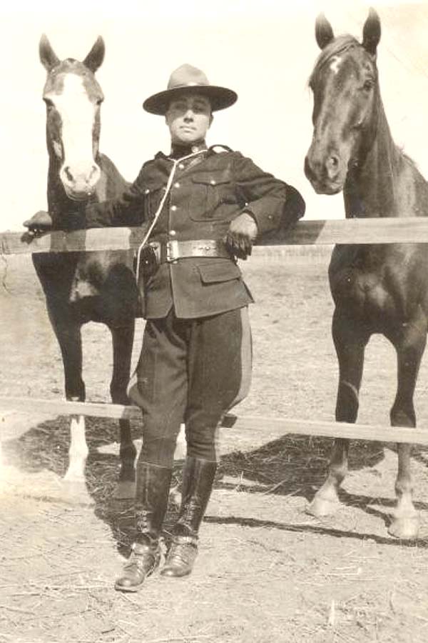 Dad in the RCMP in 1921