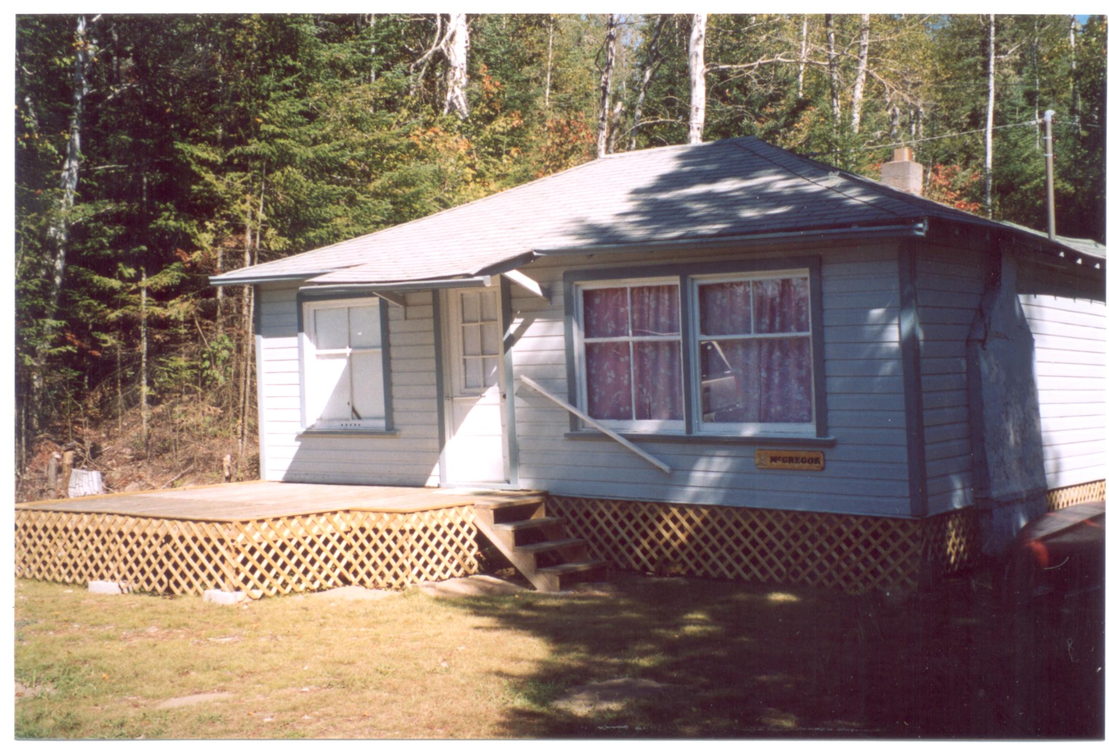Trout Lake, Sep. 2003. This is the camp that my father built at Trout Lake in 1944. The structure remains the same as I remember it. He sold the camp in 1949.