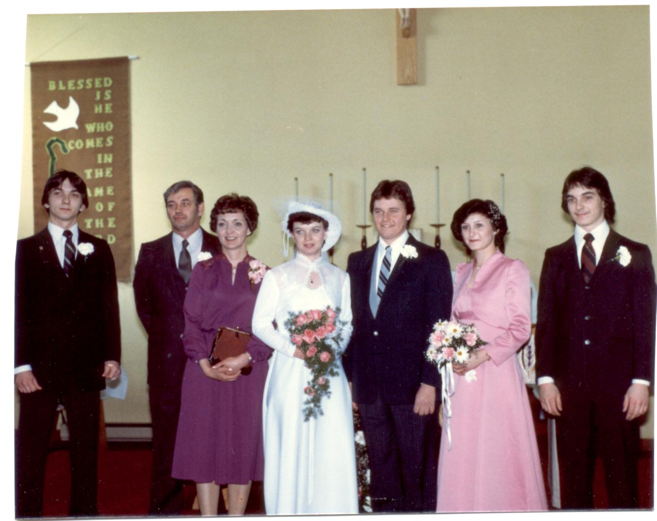 Wedding day March 6,1982