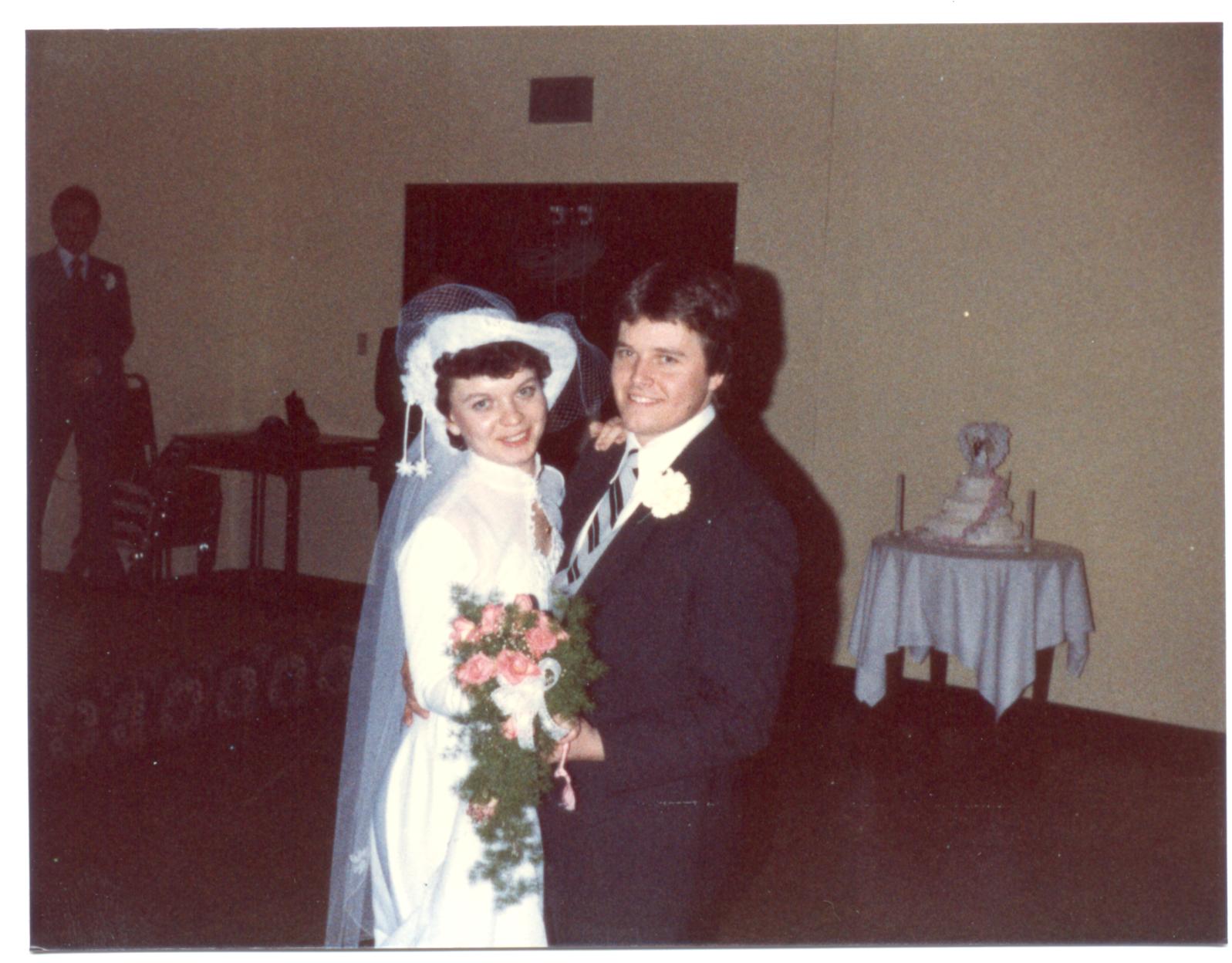 Donna and Art after the ceremony